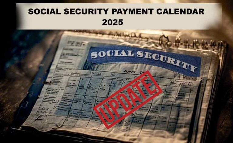 Social Security payment calendar 2025